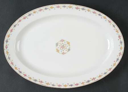 Louvre 13" Oval Serving Platter by Haviland