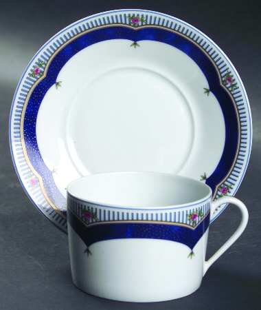 Louisiane Flat Cup & Saucer Set