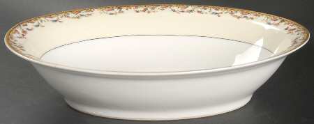Louvain 10" Oval Vegetable Bowl