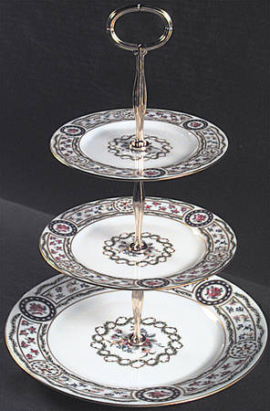Louveciennes 13 7/8"-14 1/4" 3-Tiered Serving Tray(DP,SP,BB) HC