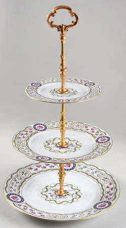 Louveciennes 3-Tiered Serving Tray (DP, DESLP, BB)