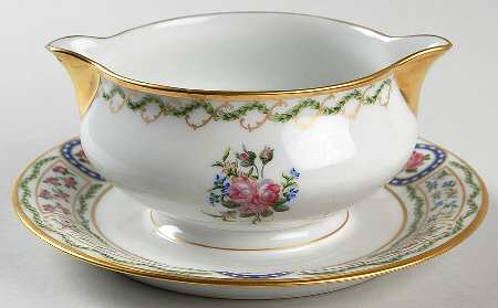 Louveciennes Gravy Boat with Attached Underplate