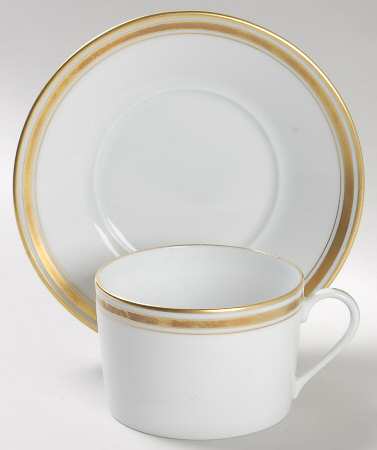 Louvre (Newer) Flat Cup & Saucer Set