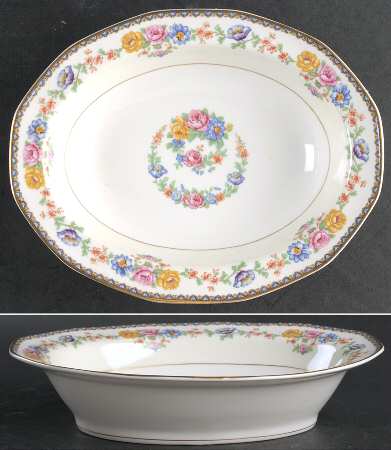 Lucerne (New York) 9" Oval Vegetable Bowl