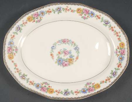 Lucerne (New York) 11" Oval Serving Platter