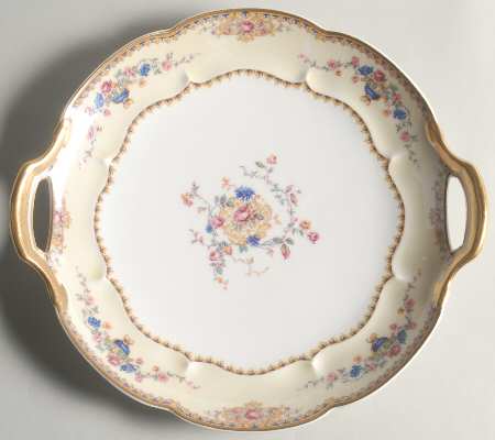 Lugano Handled Cake Plate