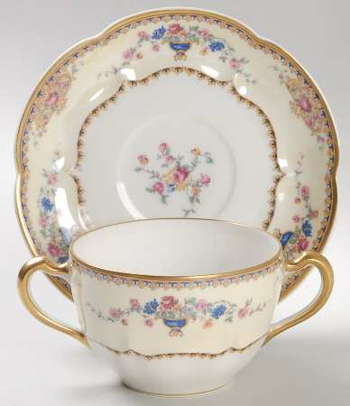Lugano Flat Bouillon Cup & Saucer