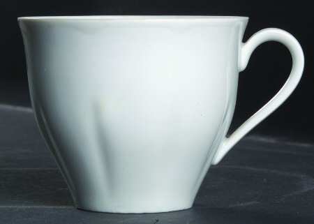 Lutece White Flat Cup