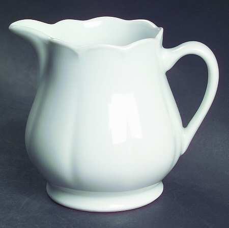 Lutece White Creamer