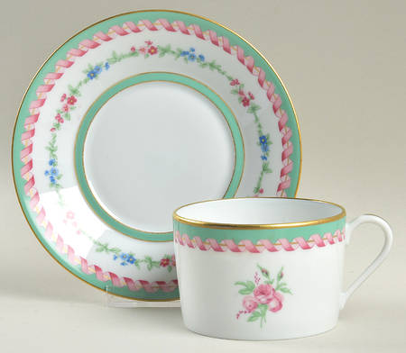Marie Antoinette Flat Cup & Saucer Set