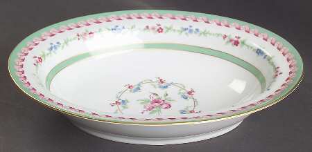 Marie Antoinette 9" Oval Vegetable Bowl