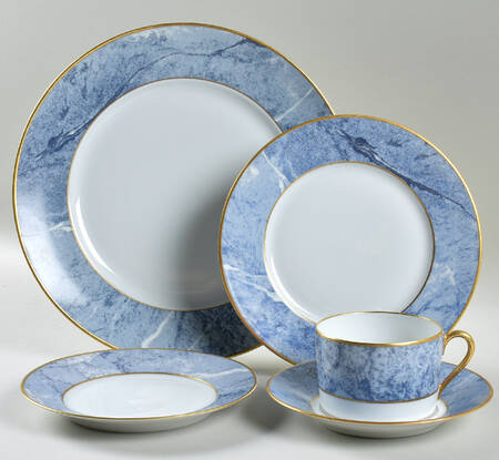 Marbre Bleu 40 Piece Estate Set