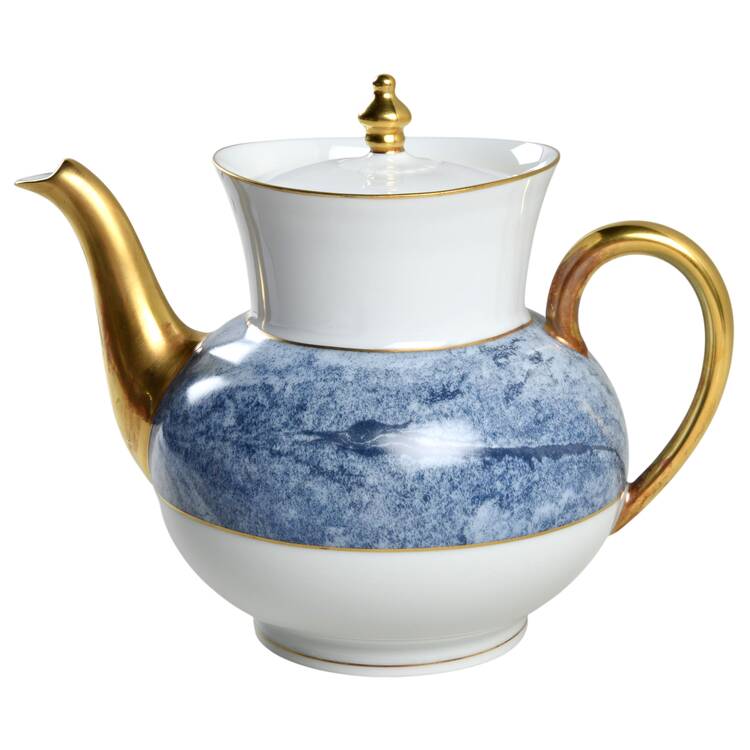 Marbre Bleu Teapot & Lid