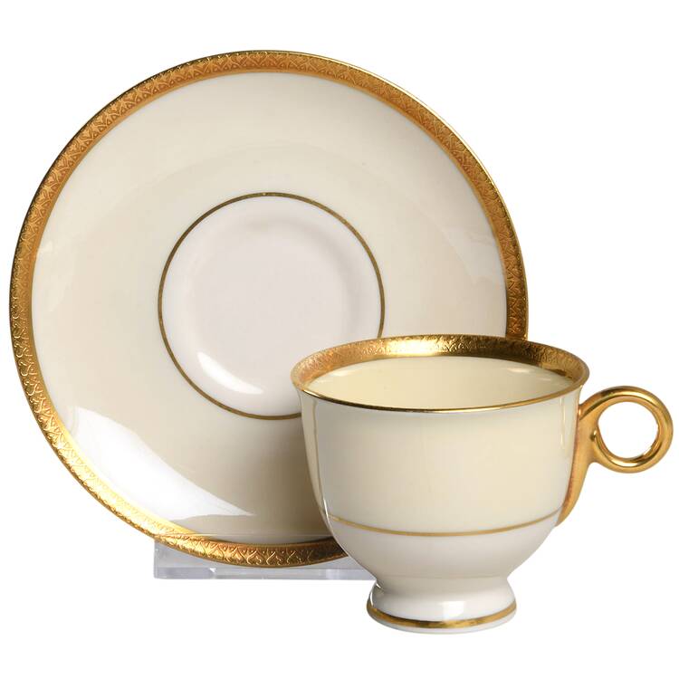 Madison (New York) Footed Demitasse Cup & Saucer Set