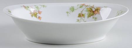 Maple Leaf 10" Oval Vegetable Bowl