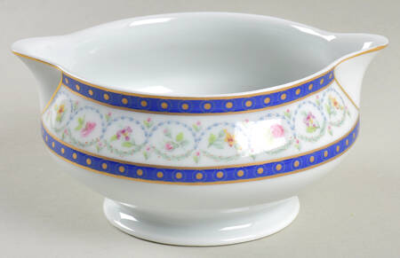 Malmaison (Newer, Blue Bands) Round Gravy Boat