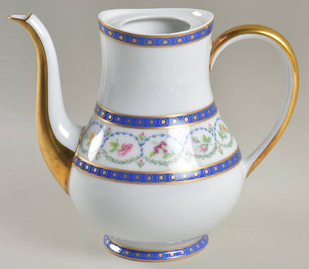 Malmaison (Newer, Blue Bands) Small Coffee Pot No Lid