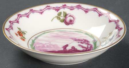 Malmaison (Older, Purple Scene) Fruit/Dessert (Sauce) Bowl