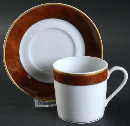 Marco Polo Flat Demitasse Cup & Saucer Set