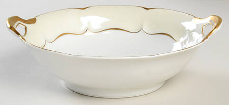 Marlborough (Cream Rim) 9" Round Vegetable Bowl