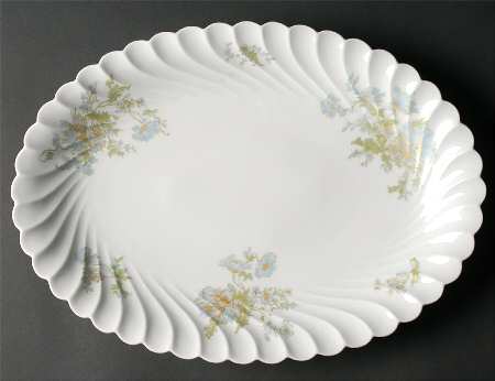 Margaux 14" Oval Serving Platter by Haviland