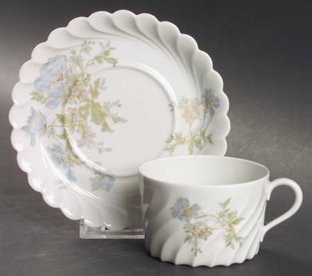 Margaux Flat Cup & Saucer Set by Haviland