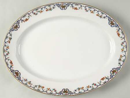 Marguerite 16" Oval Serving Platter