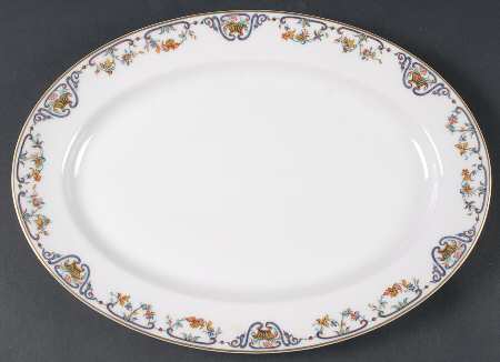 Marguerite 13" Oval Serving Platter