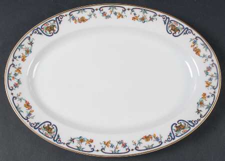 Marguerite 11" Oval Serving Platter