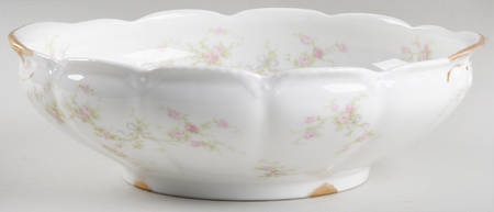 Marie (Scattered Flowers) 10" Round Vegetable Bowl