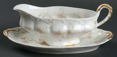 Marie (Scattered Flowers) Gravy Boat & Underplate