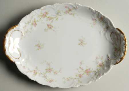 Marie (Scattered Flowers) 11" Oval Serving Platter