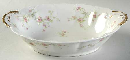 Marie (Scattered Flowers) 10" Oval Vegetable Bowl