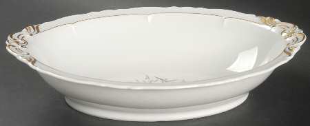Marnelle 9" Oval Vegetable Bowl