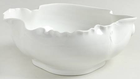 Marseille (All White) 10" Large Salad Serving Bowl