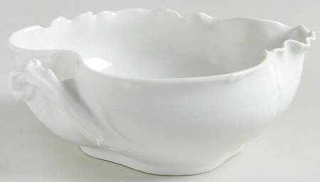 Marseille (All White) 9" Salad Serving Bowl