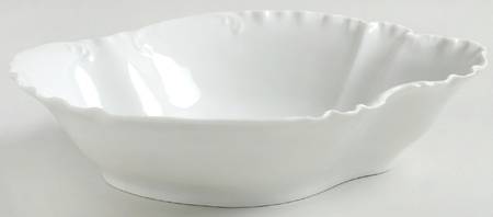 Marseille (All White) 10" Oval Vegetable Bowl
