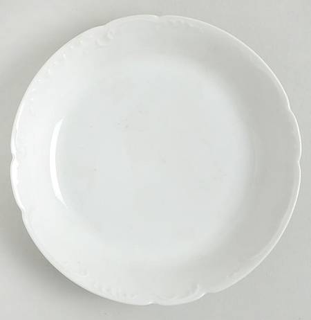 Marseille (All White) Saucer for Flat Demitasse Cup