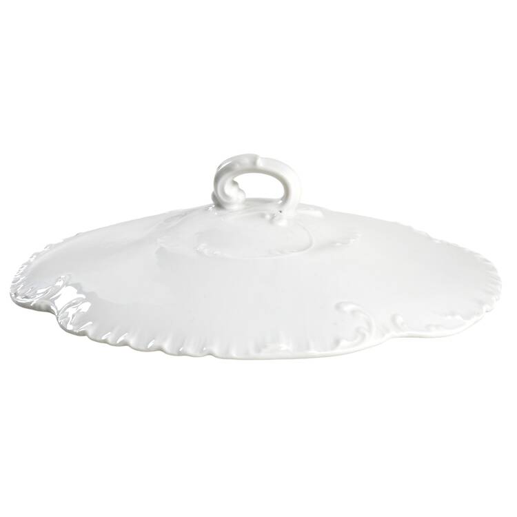Marseille (All White) Lid for Round Vegetable