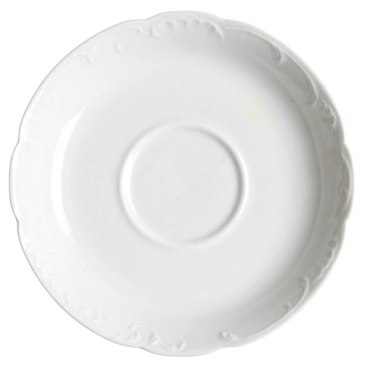 Marseille (All White) Saucer for Chocolate Cup