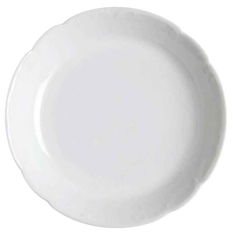 Marseille (All White) Saucer for Flat Demitasse Cup