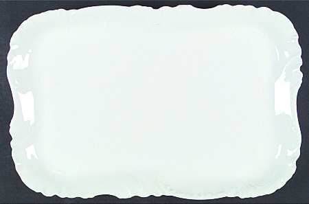 Marseille (All White) 16" Rectangular Serving Platter