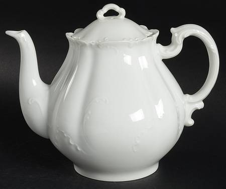 Marseille (All White) Teapot & Lid