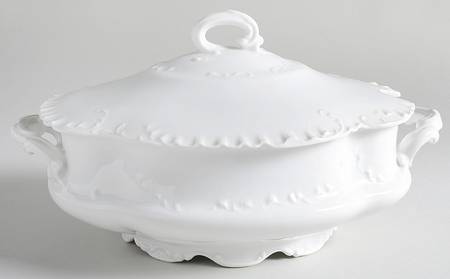 Marseille (All White) Oval Tureen & Lid