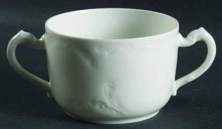 Marseille (All White) Flat Bouillon Cup