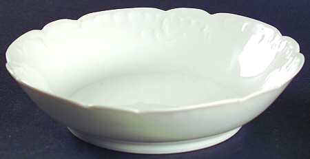 Marseille (All White) Fruit/Dessert (Sauce) Bowl by Haviland