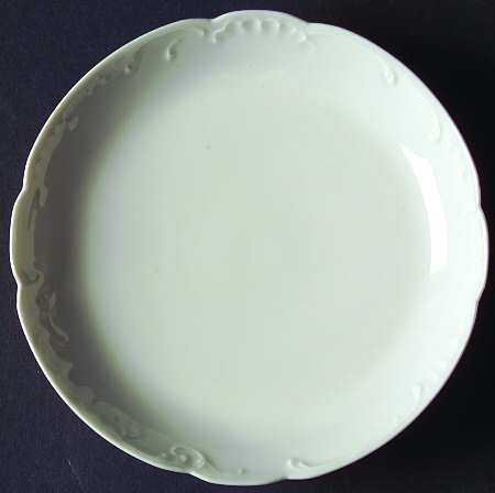 Marseille (All White) Saucer for Flat Cup