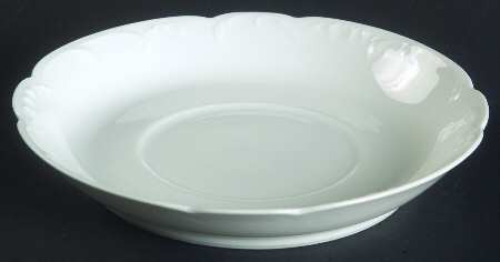 Marseille (All White) Saucer for Flat Cup