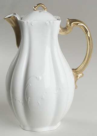 Marseille (All White) Chocolate Pot & Lid