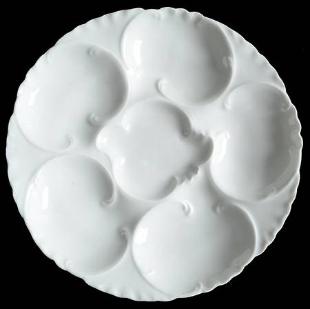 Marseille (All White) Oyster Plate
